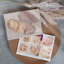 Search for modern minimalist birth announcement cards Photo collage