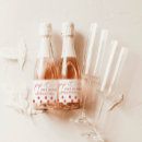 Search for baby shower mini champagne Pop when she pops
