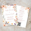 Search for wildflower wedding invitations All in one