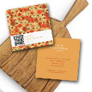 Search for hippie business cards Floral