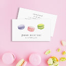 Search for macaron business cards Watercolor