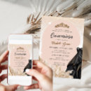 Search for black dress quinceanera invitations Mis quince anos