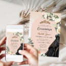 Search for black dress quinceanera invitations Mis quince anos