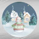 Search for watercolor snowman stickers Xmas