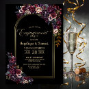 Search for gothic engagement party invitations Moody
