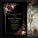 Search for gothic engagement party invitations Flowers