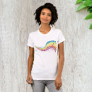 Search for wave womens tshirts Rainbow