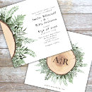 Search for rustic wooden wedding invitations Greenery