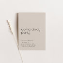 Search for farewell going away party invitations Simple