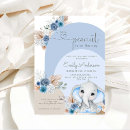 Search for boho elephant baby shower invitations Modern