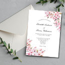 Search for sakura wedding invitations Cherry blossoms