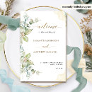 Search for eucalyptus wedding programs Order of service