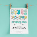 Search for swimsuit birthday invitations Pool party birthday