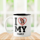 Search for i love my family mugs Funny
