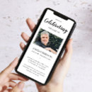 Search for modern memorial service invitations Remembrance