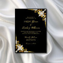 Search for formal black tie wedding invitations Calligraphy script