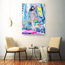 Search for japanese anime canvas prints Girl