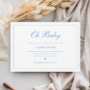 Search for elegant baby boy shower invitations Typography