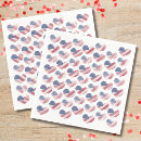 Search for stars and stripes napkins United states of america