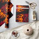 Search for flame wrapping paper Burning