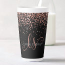 Search for pink and gold glitter mugs Girly