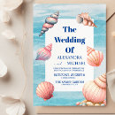 Search for unique beach wedding invitations Watercolor