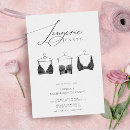 Search for lingerie party invitations Black and white