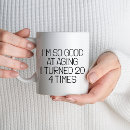 Search for year old mugs Funny 80th birthday