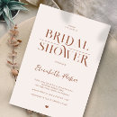 Search for minimal bridal shower invitations Stylish