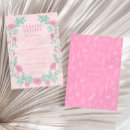 Search for hot pink and green invitations Retro