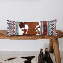 Search for cowhide cushions Western