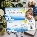 Search for greece destination wedding invitations Boarding pass