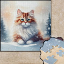 Search for ginger cat puzzles Winter