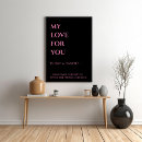 Search for valentines posters I love you