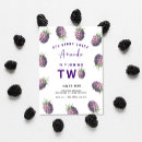 Search for blackberry invitations Watercolor
