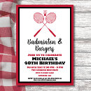 Search for badminton invitations Racquet