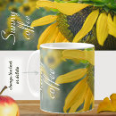Search for sunflower yellow mugs Boho