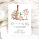 Search for champagne brunch bridal shower invitations Watercolor