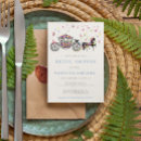 Search for floral horse invitations Vintage