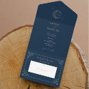 Search for moonlight wedding invitations Navy
