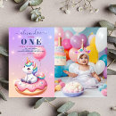 Search for donut 1st birthday invitations For kids