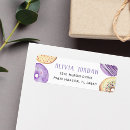 Search for donut return address labels Cute