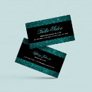 Search for black and teal business cards Glam