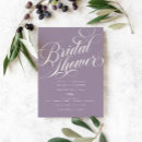 Search for lilac bridal shower invitations Elegant