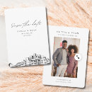 Search for downtown invitations Black and white