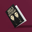 Search for halloween birthday cards Black and white