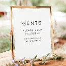 Search for mens bathroom signs Black and white