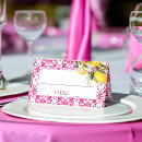 Search for bridal shower place cards Lemons