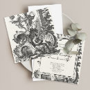 Search for black white dog invitations Elegant