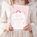 Search for ribbon baby girl shower invitations Preppy